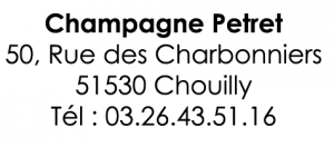 champagne petret ecriture
